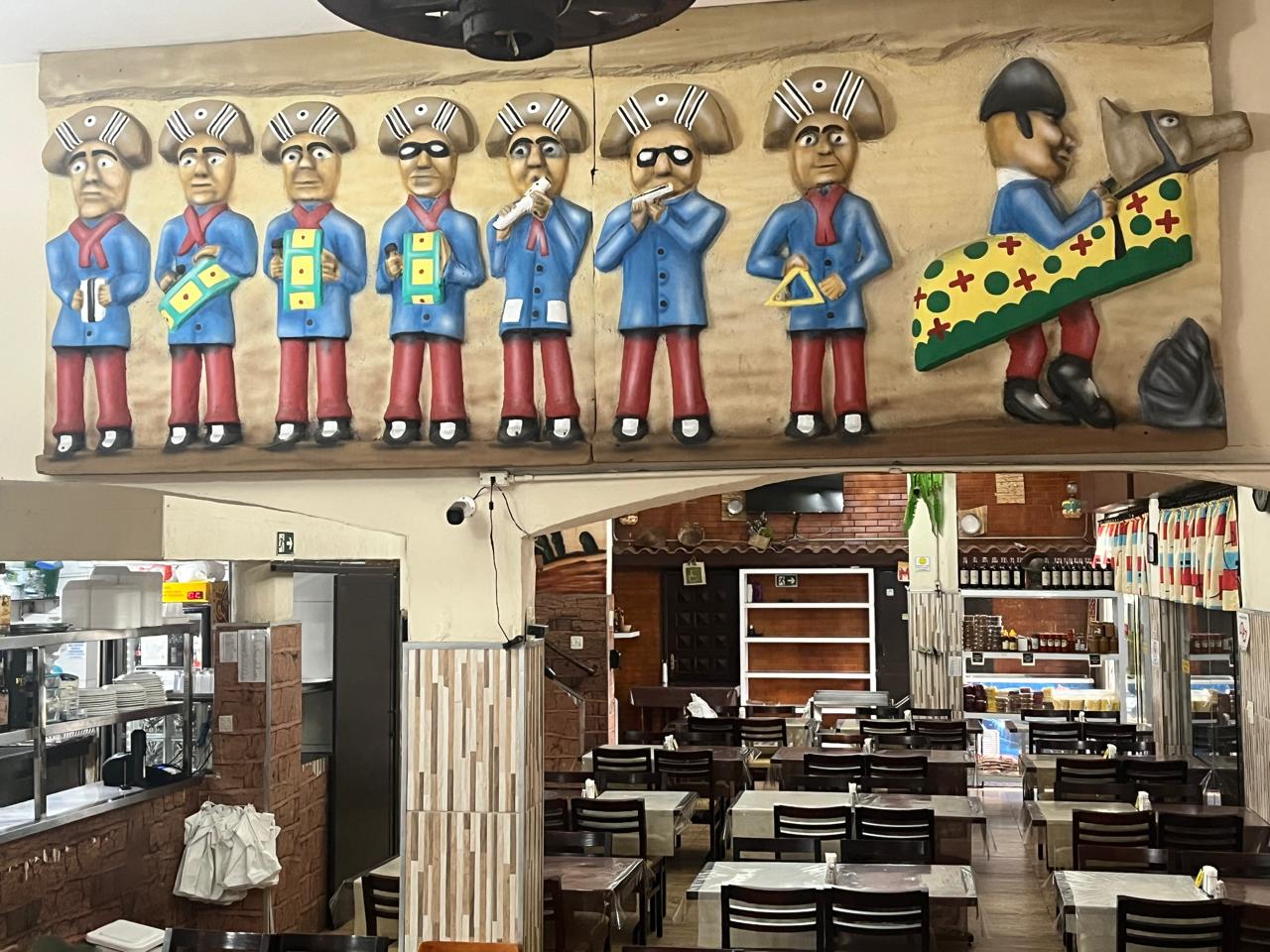 Decoração temática nordestina no salão