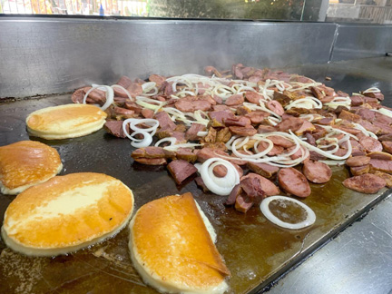 Jabá com provolone